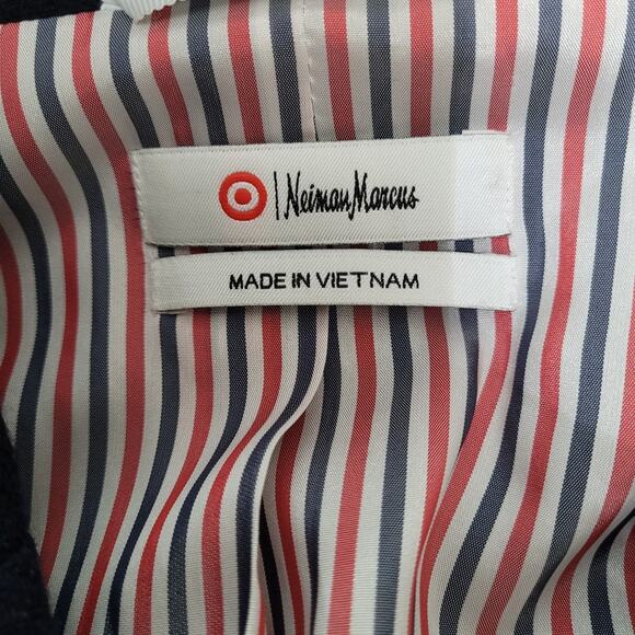 Thom Browne Neiman Marcus Womens Navy Blue Wool Nautical Blazer Size XXL - Picture 9 of 11